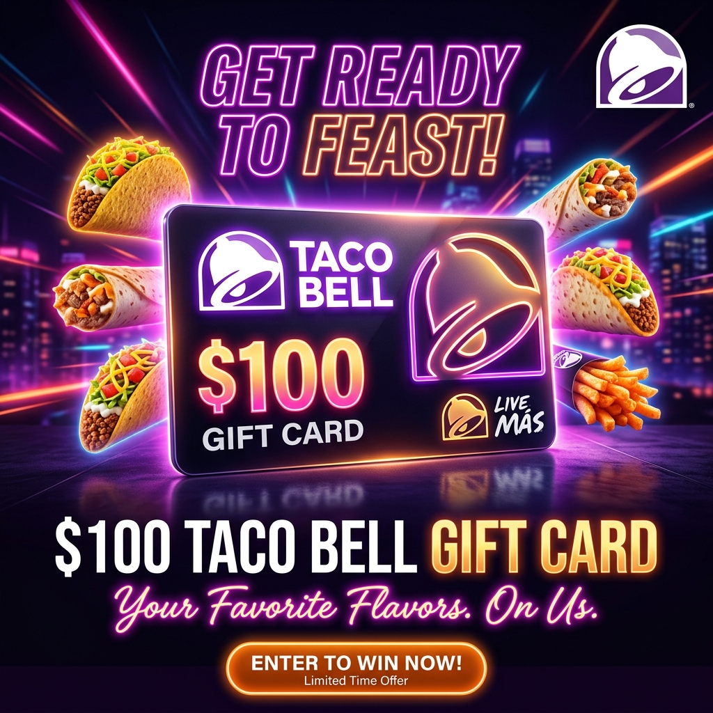 Taco Bell 100 USD Gift Card Campaign